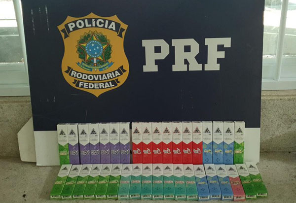 PRF apreende cigarros eletrônicos contrabandeados no Sudoeste da Bahia