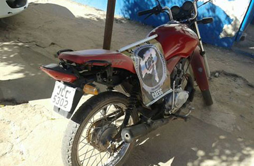 Barra da Estiva: Caesg apreende motocicleta adulterada 