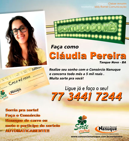 Faça um Consócio Nacional Nanuque e concorra R$5.000 todo mês