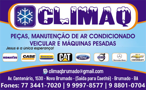 CLIMAQ - Peças, manutenção de ar condicionado veicular e máquinas pesadas