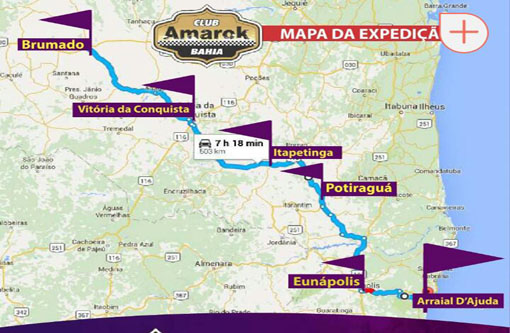 Club Amarok Bahia segue para a 'Expedição Costa do Descobrimento'