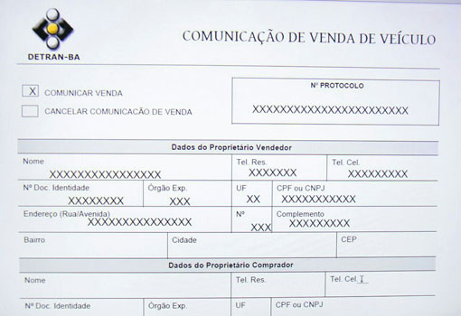 Comunicar venda ao Detran reforça segurança na transferência do veículo