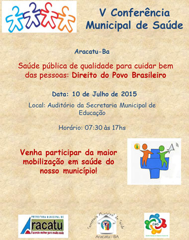 Aracatu promove V Conferência Municipal de Saúde