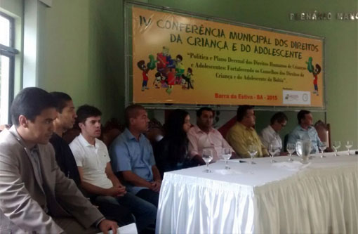Barra da Estiva: Prefeito participa da IV Conferência dos Direitos da Criança e do Adolescente