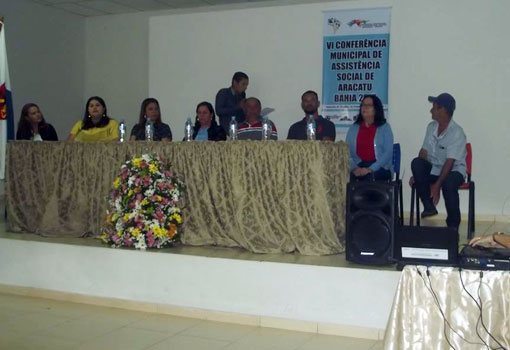 Aracatu: foi realizada a VI Conferência Municipal de Assistência Social