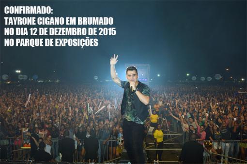 Confirmado: Tayrone Cigano em Brumado no dia 12 de dezembro no Parque de Exposições em Brumado