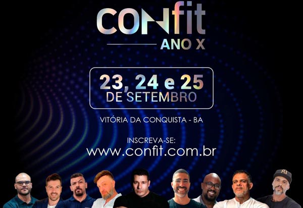 Inscrições abertas para o CONFIT: maior evento fitness da Bahia