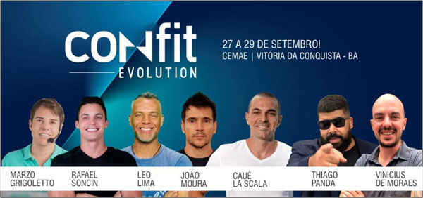 Vem aí o CONFIT Evolution – A 9ª edição do maior evento Fitness da Bahia