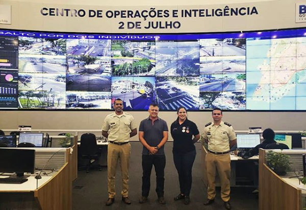 CONSEG Brumado Visita o Centro de Operações e Inteligência 2 de Julho em Salvador