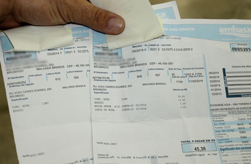 Bahia: Conta de água terá aumento de 7,8%