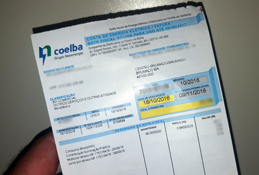 Conta de energia fica mais cara a partir de hoje (01)