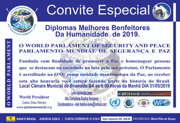 Pessoas que se destacam na sociedade na luta pelo próximo receberão honraria em Brumado