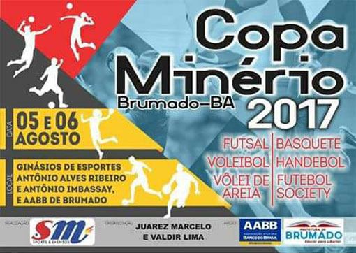 Brumado: vem aí a Copa Minério 2017