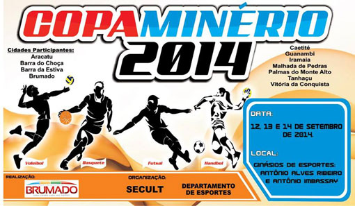 Brumado: Em setembro tem a Copa Minério 2014