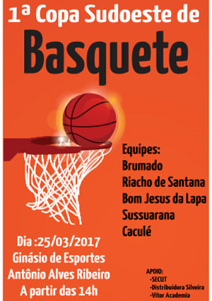 Esporte: Será realizado em Brumado a 1ª Copa Sudoeste de Basquete