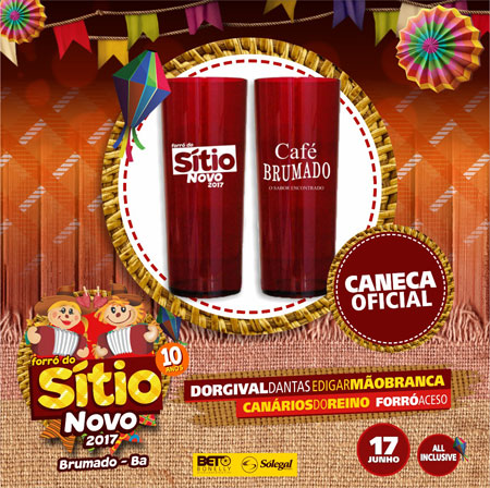 Forró do Sítio Novo 2017: Lançada a caneca oficial do evento 