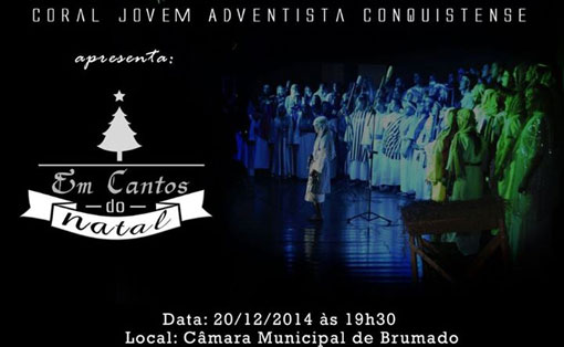 Coral Jovem Adventista Conquistense se apresenta em Brumado neste sábado (20)