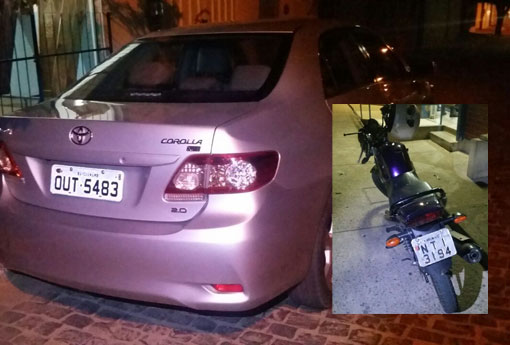 Bandidos roubam Corolla em Guanambi, fogem de barreira policial, mas acabam detidos em Brumado