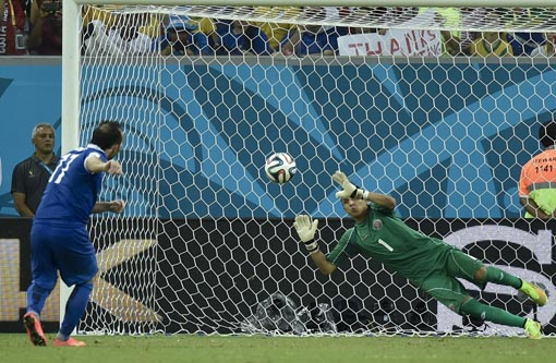 Copa do Mundo: Nos pênaltis, Costa Rica vence a Grécia