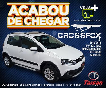 Taisan Auto: Acabou de chegar CrossFox 1.6 2012/2013