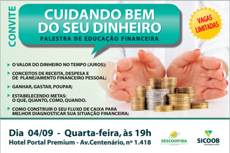 Brumado: Sicoob realiza palestra sobre Educação Financeira