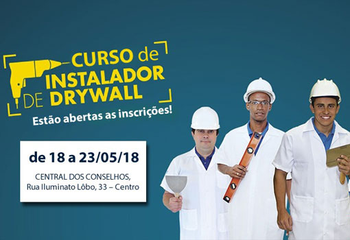 Brumado: Prefeitura  e SESOC oferecem curso gratuito  de Instalador de Drywall