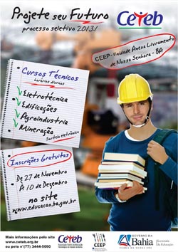 PROJETE SEU FUTURO! FAÇA CURSO TÉCNICO