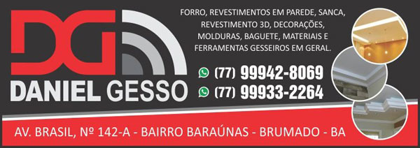  Brumado: conheça os serviços de Daniel Gesso