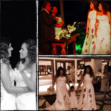 Daniela Mercury casa com Malu Verçosa em Salvador