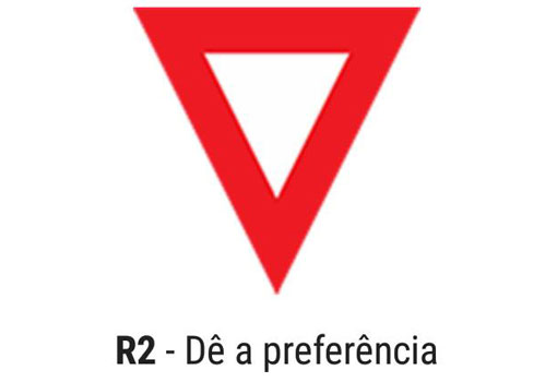 Campanha educativa: Conheça a Placa de Regulamentação R2 - Dê a Preferência