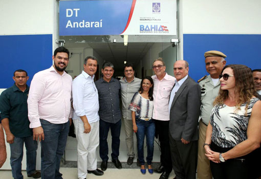 Rui Costa inaugura Delegacia Territorial em Andaraí com investimento de mais de R$ 1,25 milhões