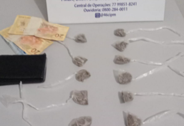 Livramento: Homem é preso acusado de tráfico de drogas, desacato e direção perigosa