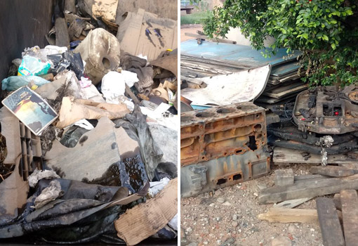 Brumado: empresa deposita material tóxico em via e prejudica saúde de moradores