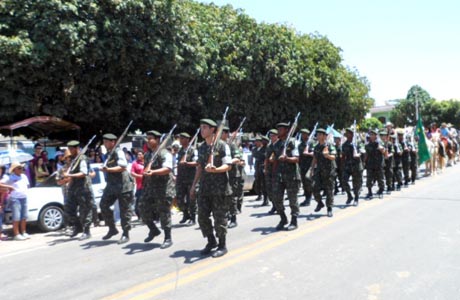 Sudoeste: Tiro de Guerra 006/024 se apresentou em Ibitira