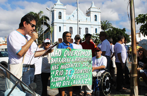 Brumado: Cresce o entusiasmo pela mobilização contra as barragens do agronegócio