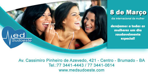 Feliz Dia Internacional da Mulher - Homenagem da MED Sudoeste