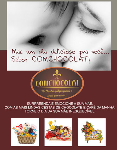 Presenteie no Dia das Mães Comchocolat