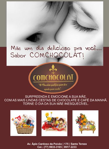 Presenteie no Dia das Mães Comchocolat
