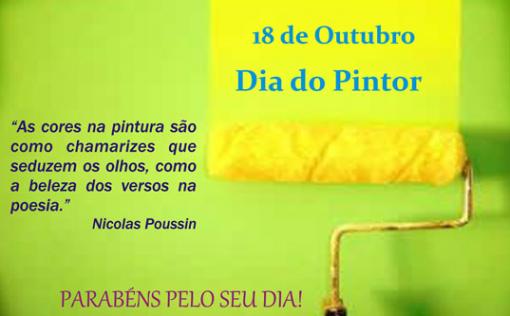 18 de outubro dia do pintor: homenagem da Cor & Luz e Amorim Pisos