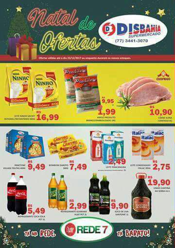 Brumado: Confira as 'Ofertas de Natal' do Disbahia Supermercado
