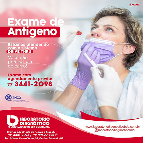 Brumado: Laboratório Diagnóstico está realizando exame Covid-19 em sistema Drive Thru