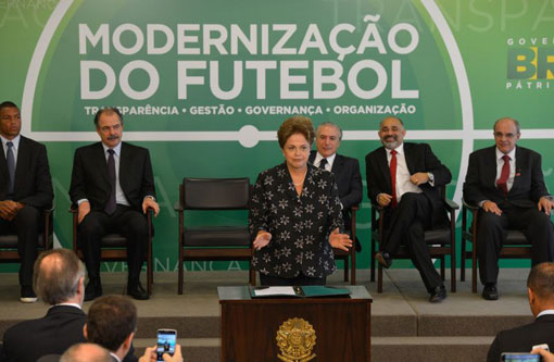 Dilma encaminha ao Congresso MP que prevê renegociação de dívidas de clubes