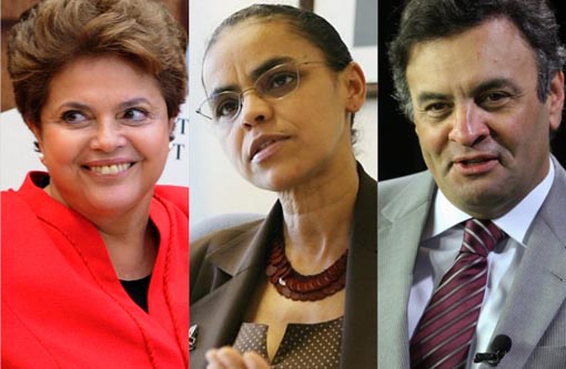 CNT/MDA: Dilma tem 38,1%, Marina, 33,5%, e Aécio, 14,7%