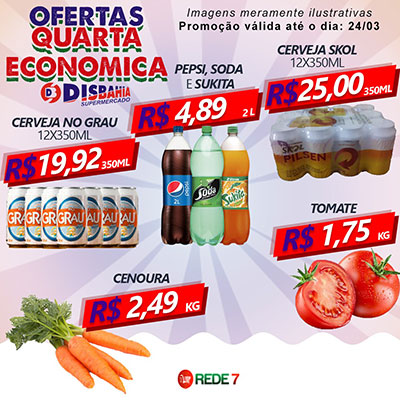 Confira as ofertas da Quarta Econômica do Disbahia Supermercado