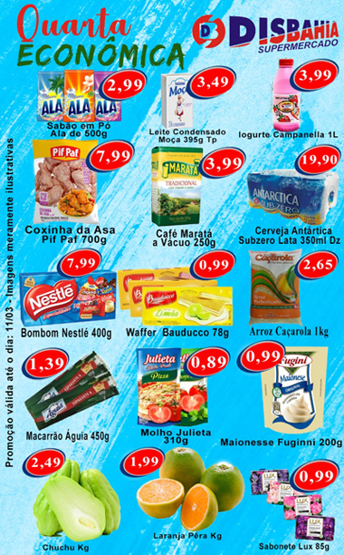 Brumado: venha de economizar na 'Quarta Econômica' do Disbahia