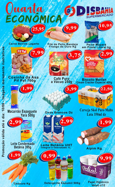 Brumado: venha de economizar na 'Quarta Econômica' do Disbahia
