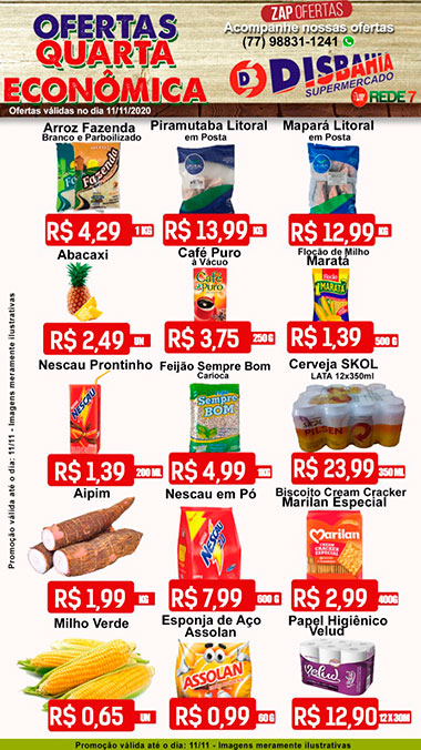 Brumado: venha de economizar na 'Quarta Econômica' do Disbahia