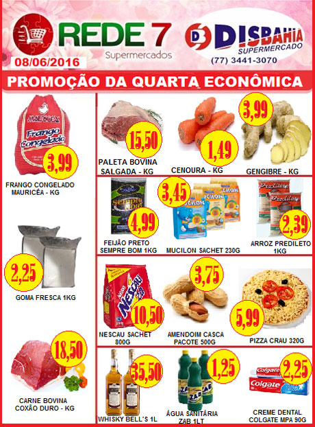 Quarta-feira é dia de economizar na Quarta Econômica do Disbahia