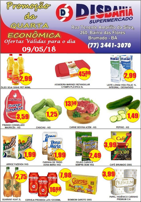 Hoje é dia de economizar na 'Quarta Econômica' do Disbahia