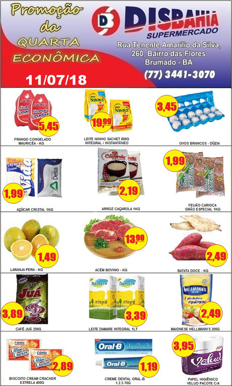 Hoje é dia de economizar na 'Quarta Econômica' do Disbahia